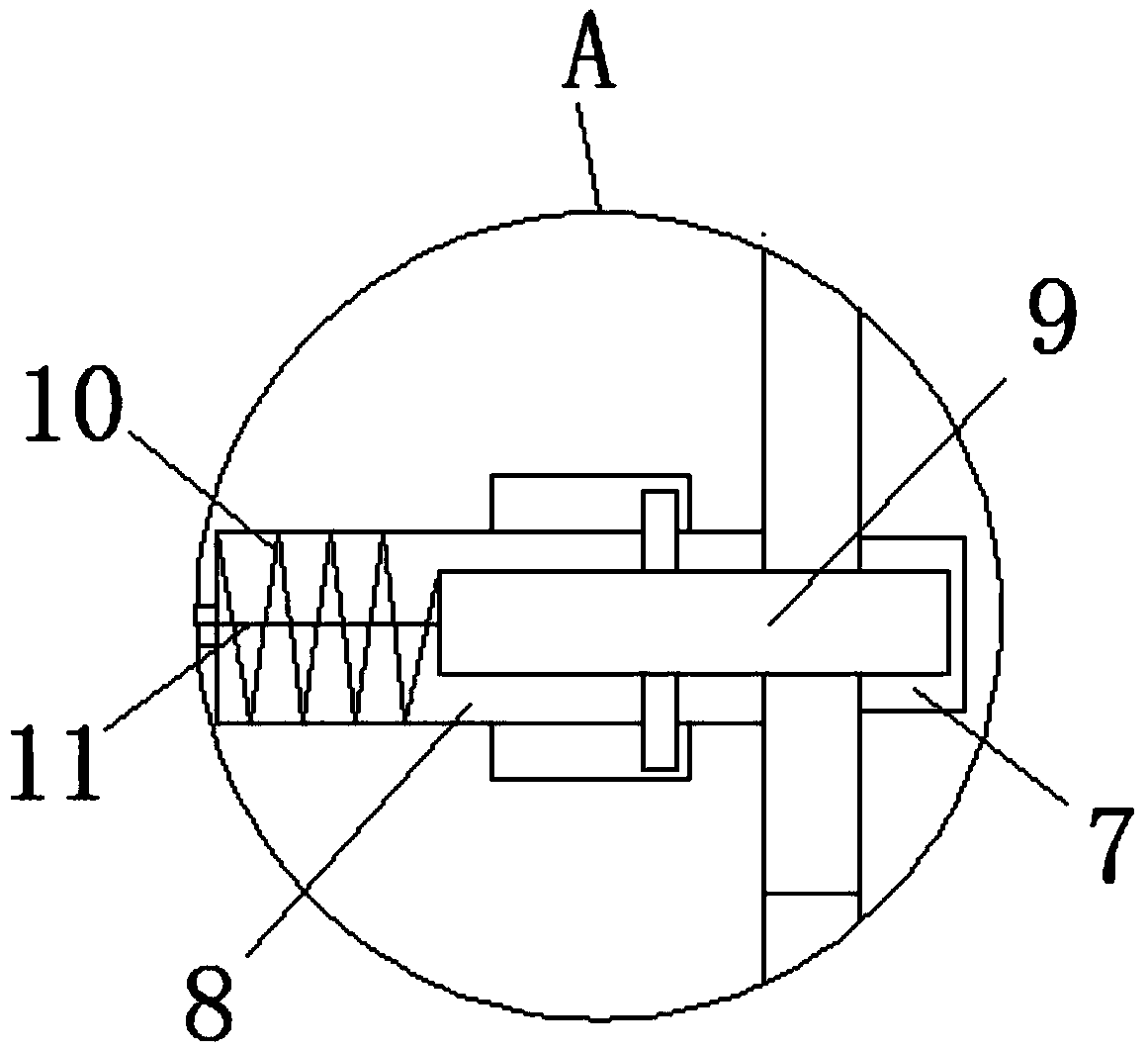 Buffer type ball valve easy to disassemble and assemble