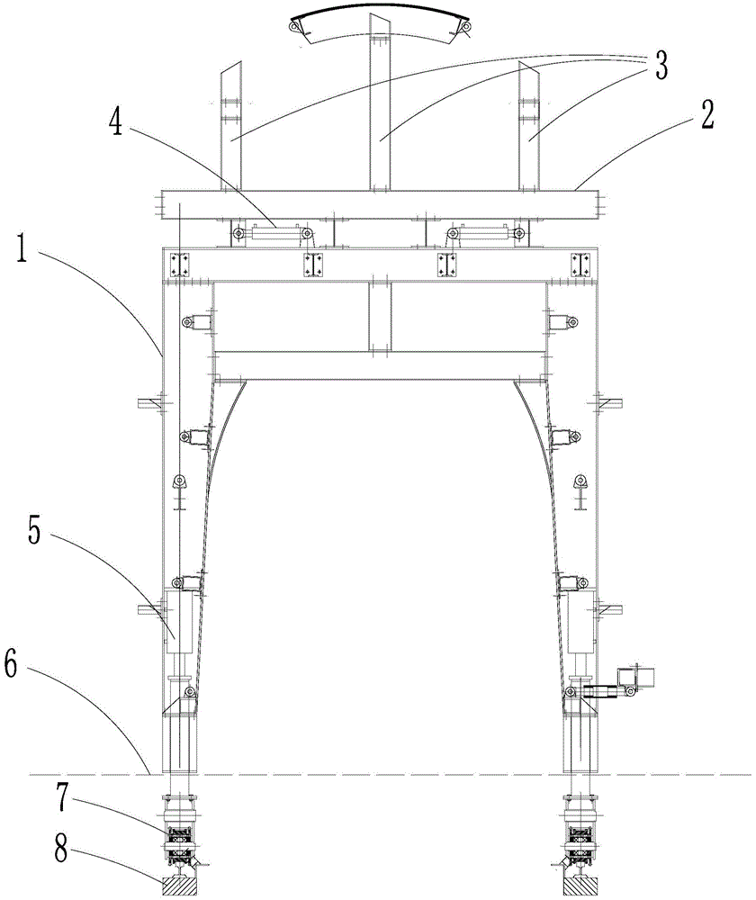 An integral self-propelled hydraulic lining trolley and its modification method