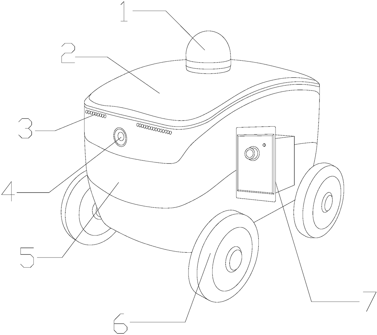 Intelligent robot for industrial transportation