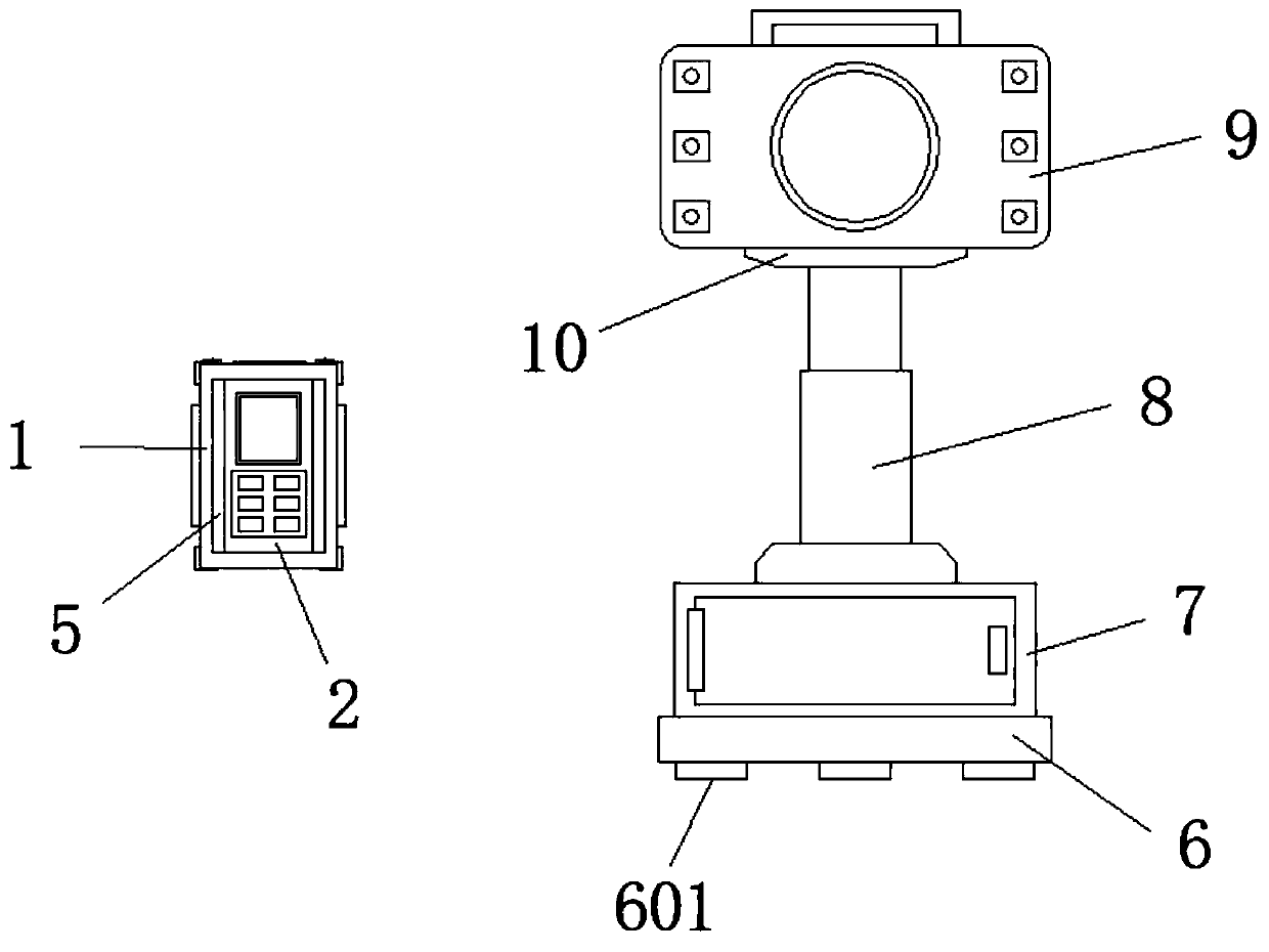 Land planning measurer based on laser surveying and mapping