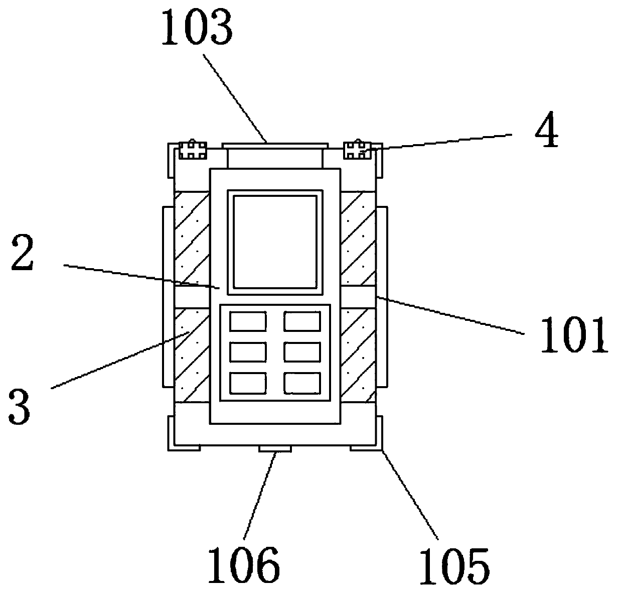 Land planning measurer based on laser surveying and mapping