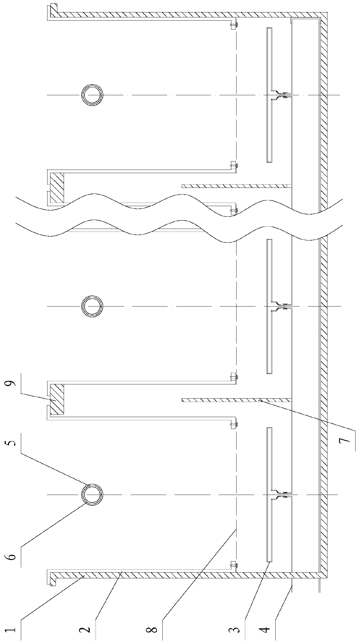 A land-based shellfish upwelling culture equipment