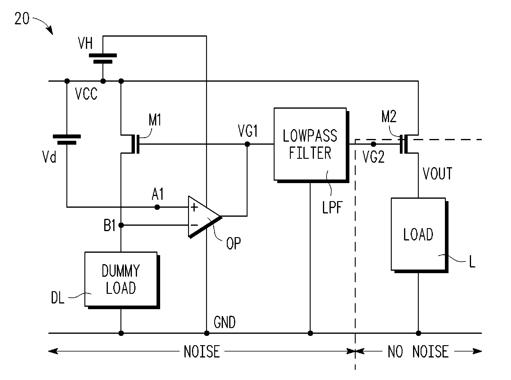 Ripple filter circuit