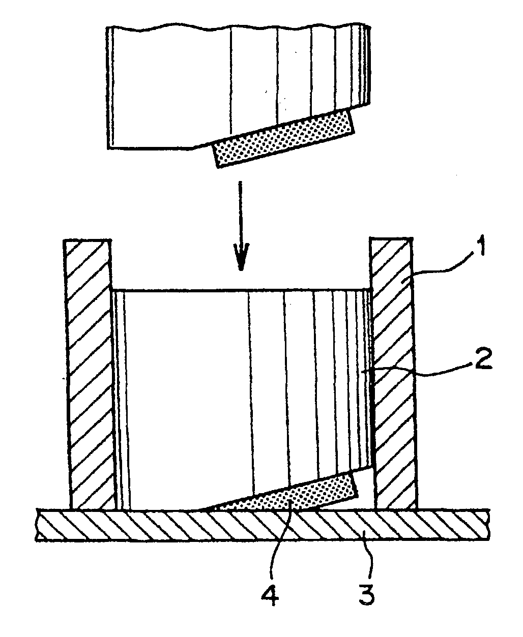 Quartz glass jig for processing apparatus using plasma