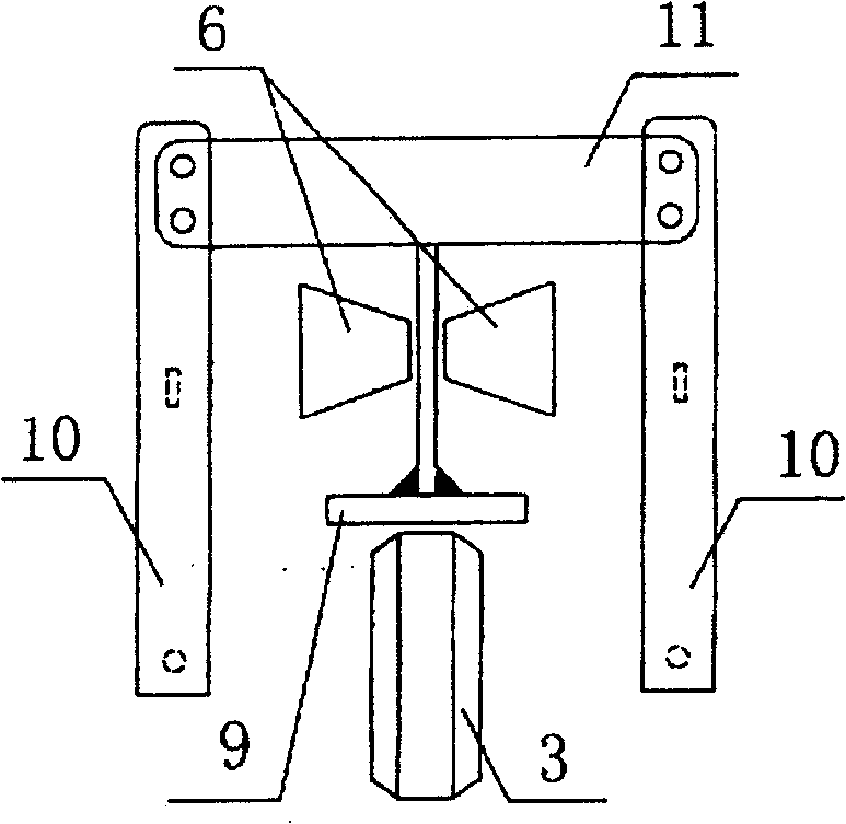 Mechanical corrector for T-shape steel member bending deformation