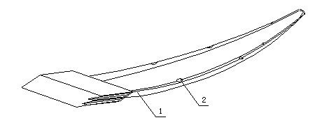 Wear resistant blade and processing method thereof