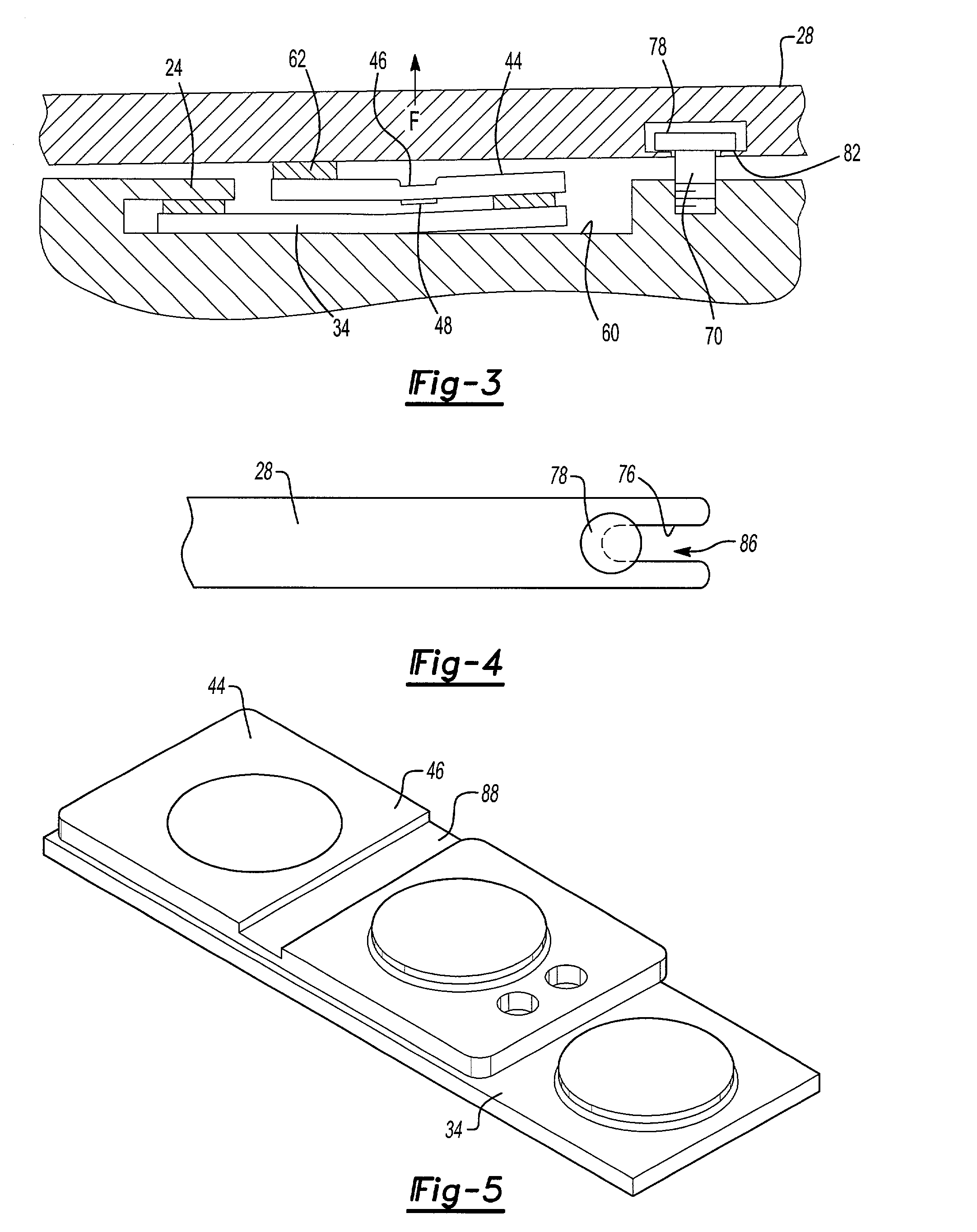 Weight sensor assembly with overload spring