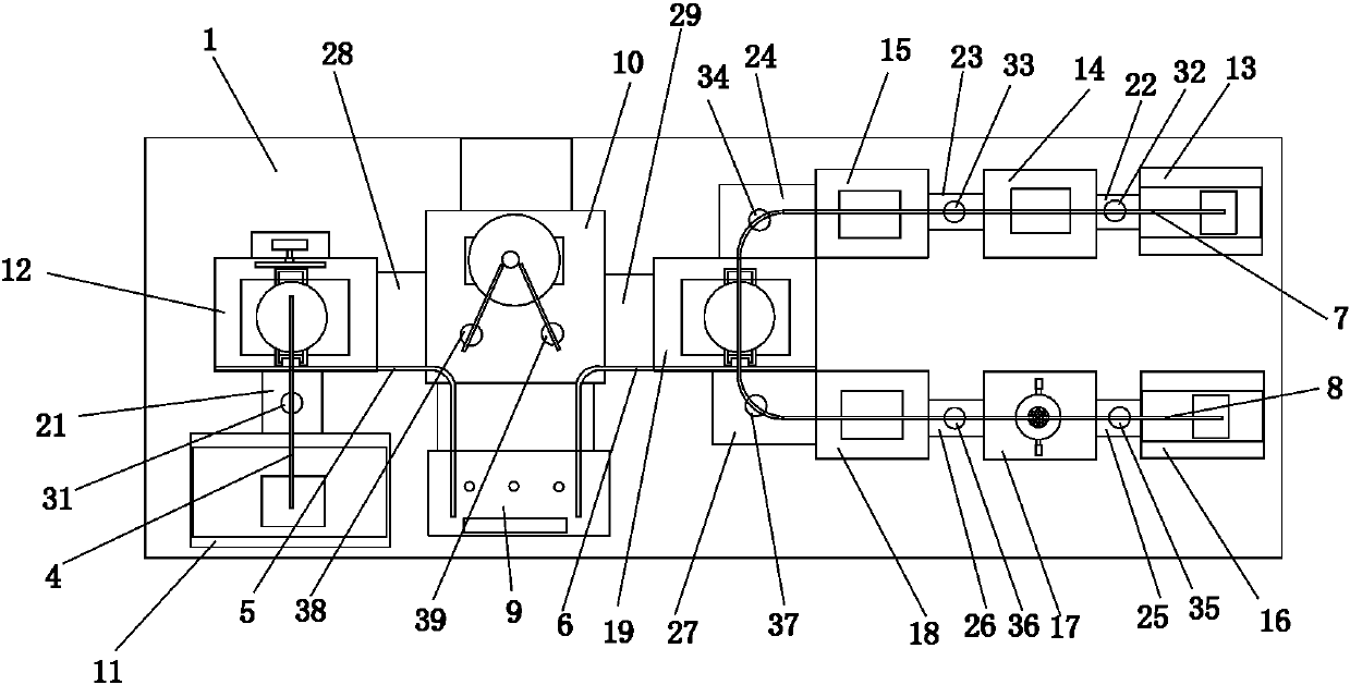 Spaghetti processing machine