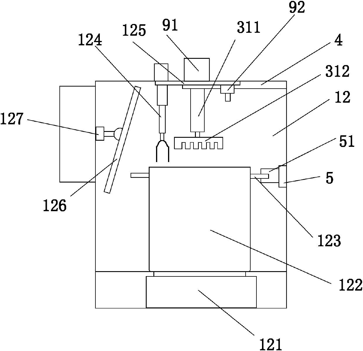 Spaghetti processing machine