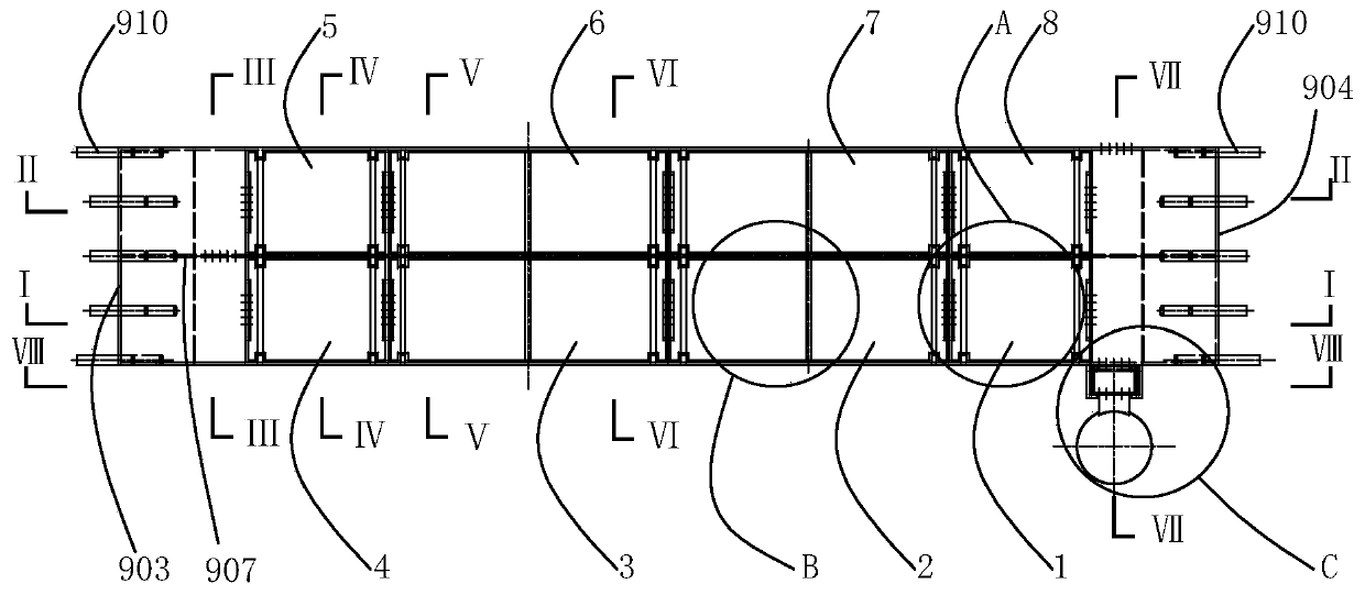 Floating water inlet folded plate rotary ecological dam