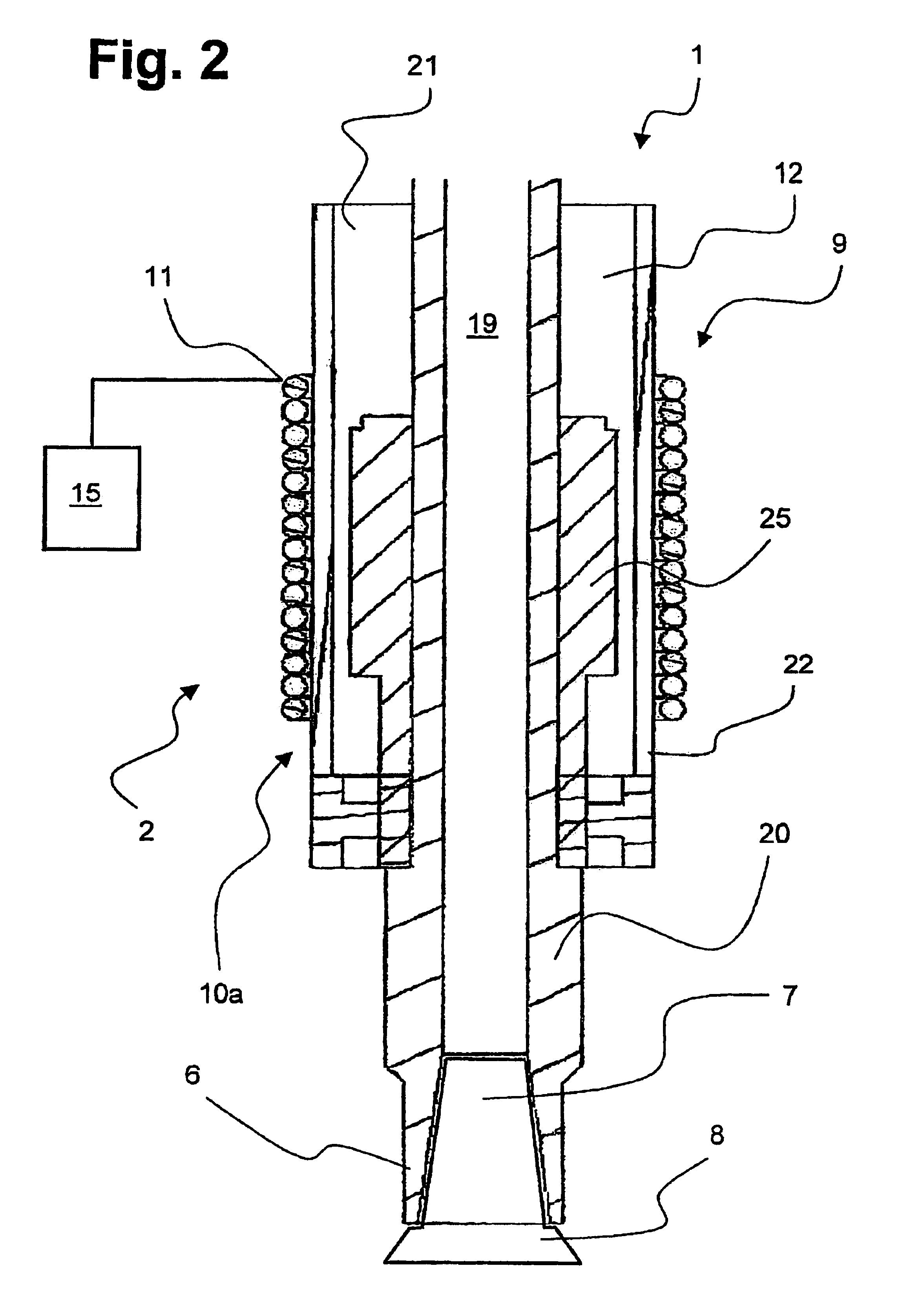 Tool with an oscillating head