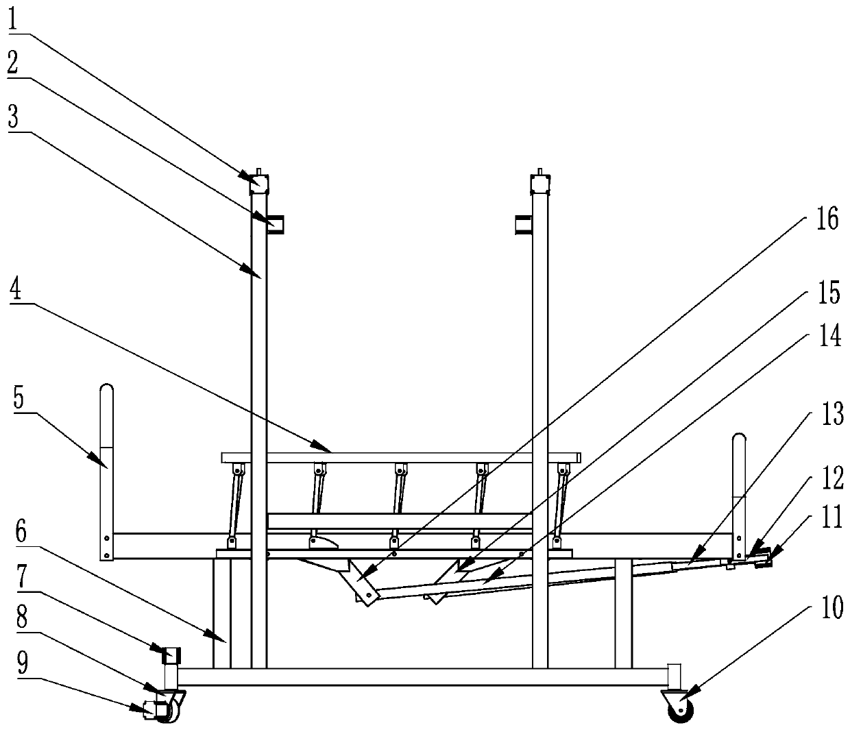 Medical multifunctional hospital bed