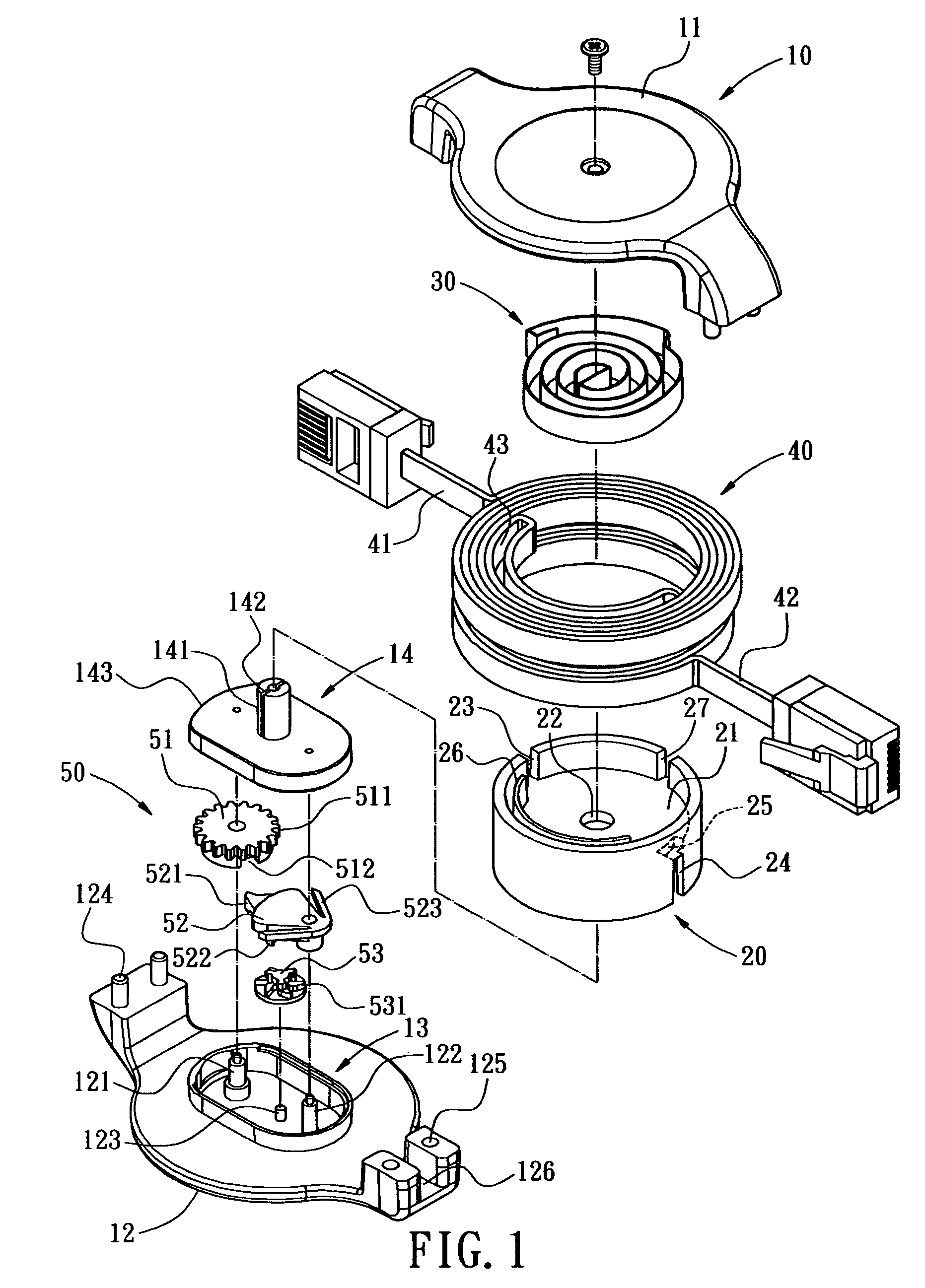 Cable winder apparatus
