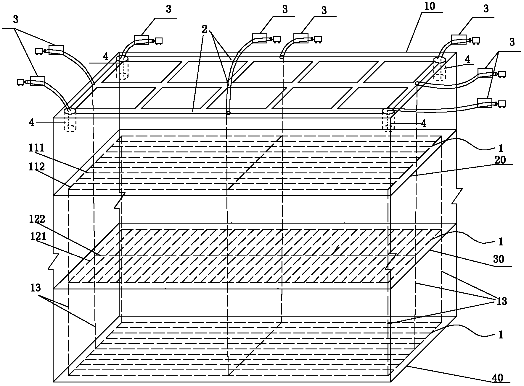 Method for processing ultra-soft soil through combining shallow-surface-layer intermittent strong water-pumping/draining with short-term air-curing