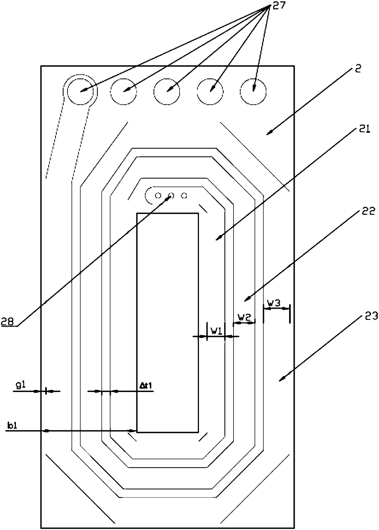 A planar transformer