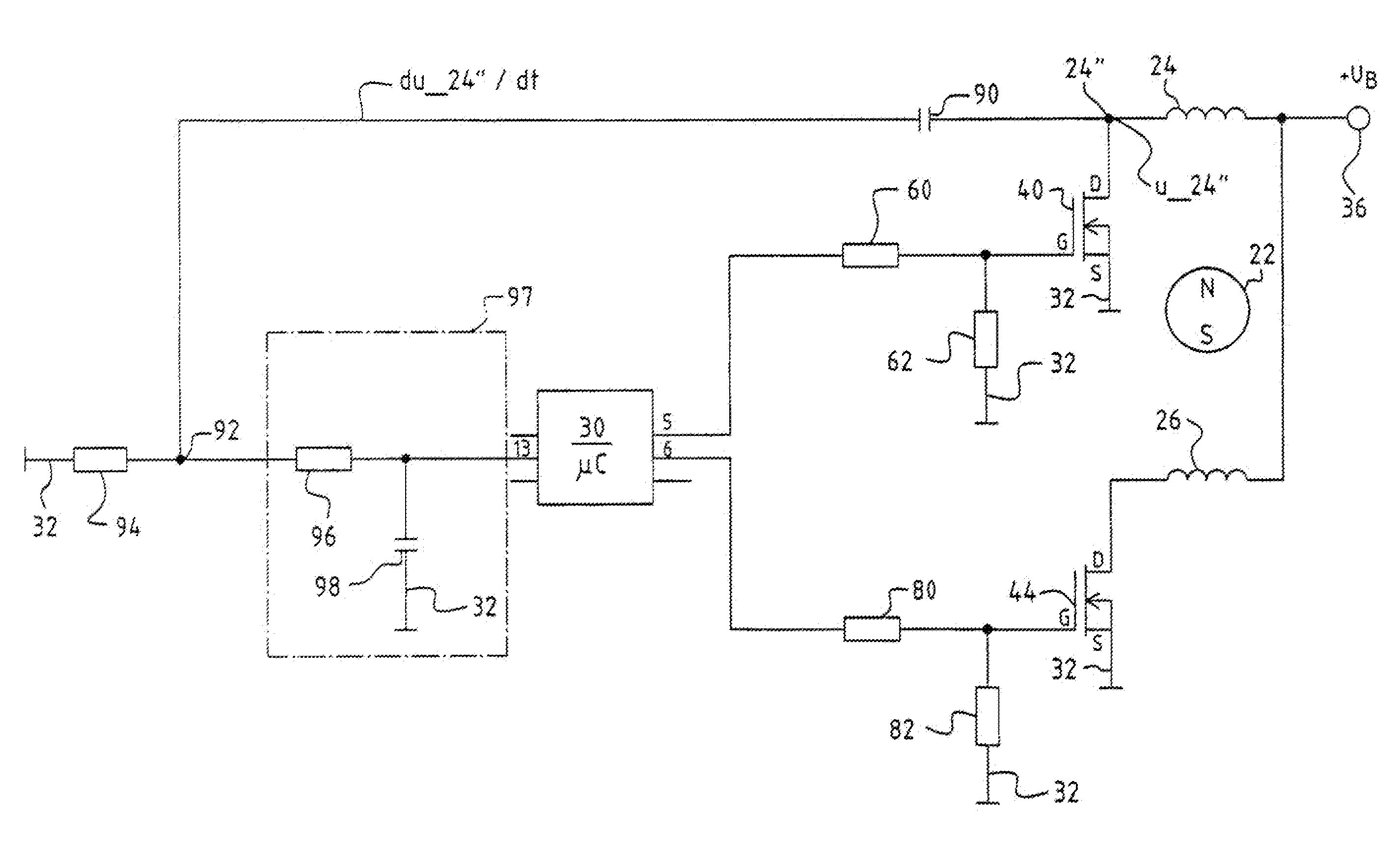 METHOD FOR SENSORLESS OPERATION OF AN ECM, and MOTOR FOR CARRYING OUT