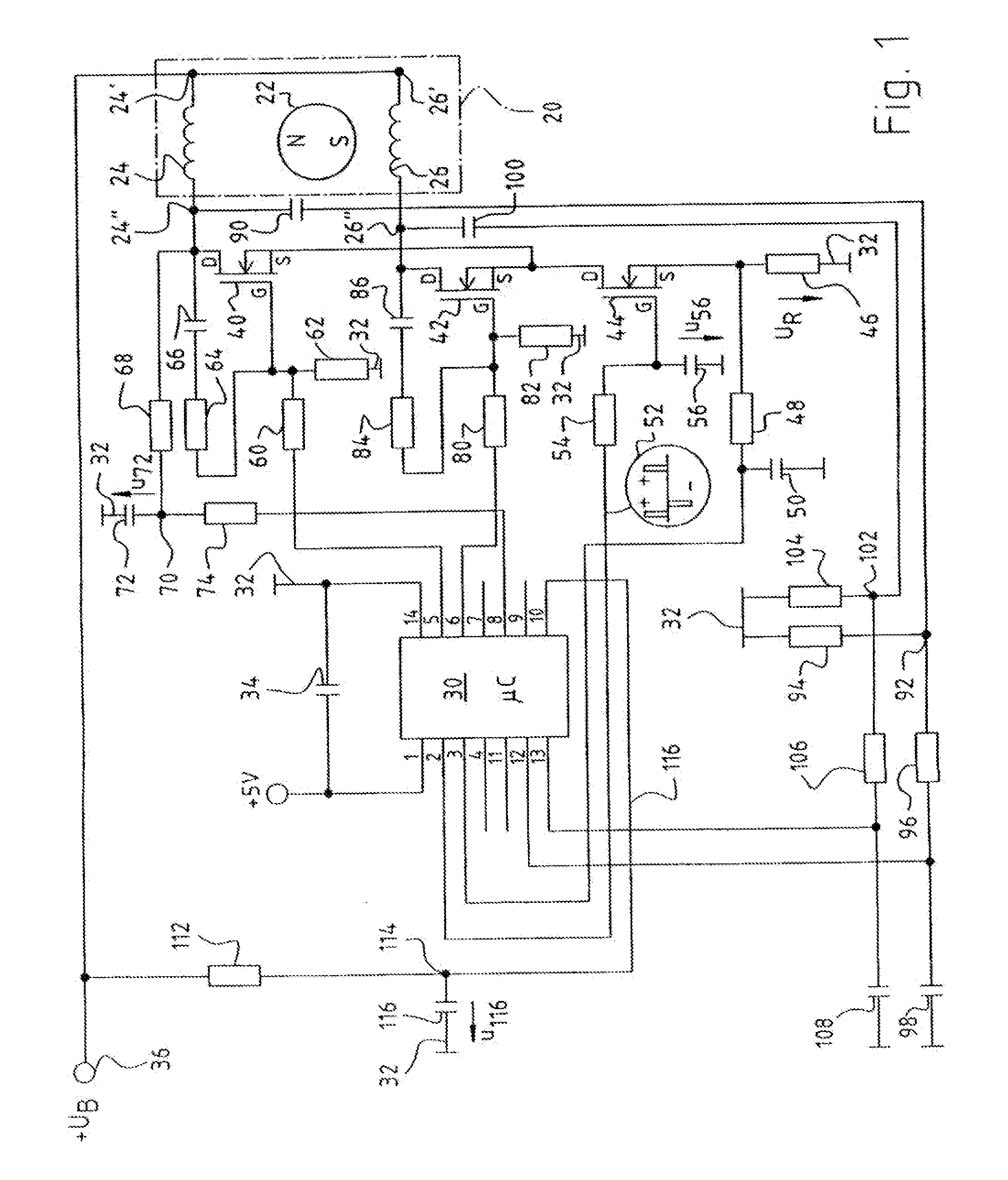 METHOD FOR SENSORLESS OPERATION OF AN ECM, and MOTOR FOR CARRYING OUT