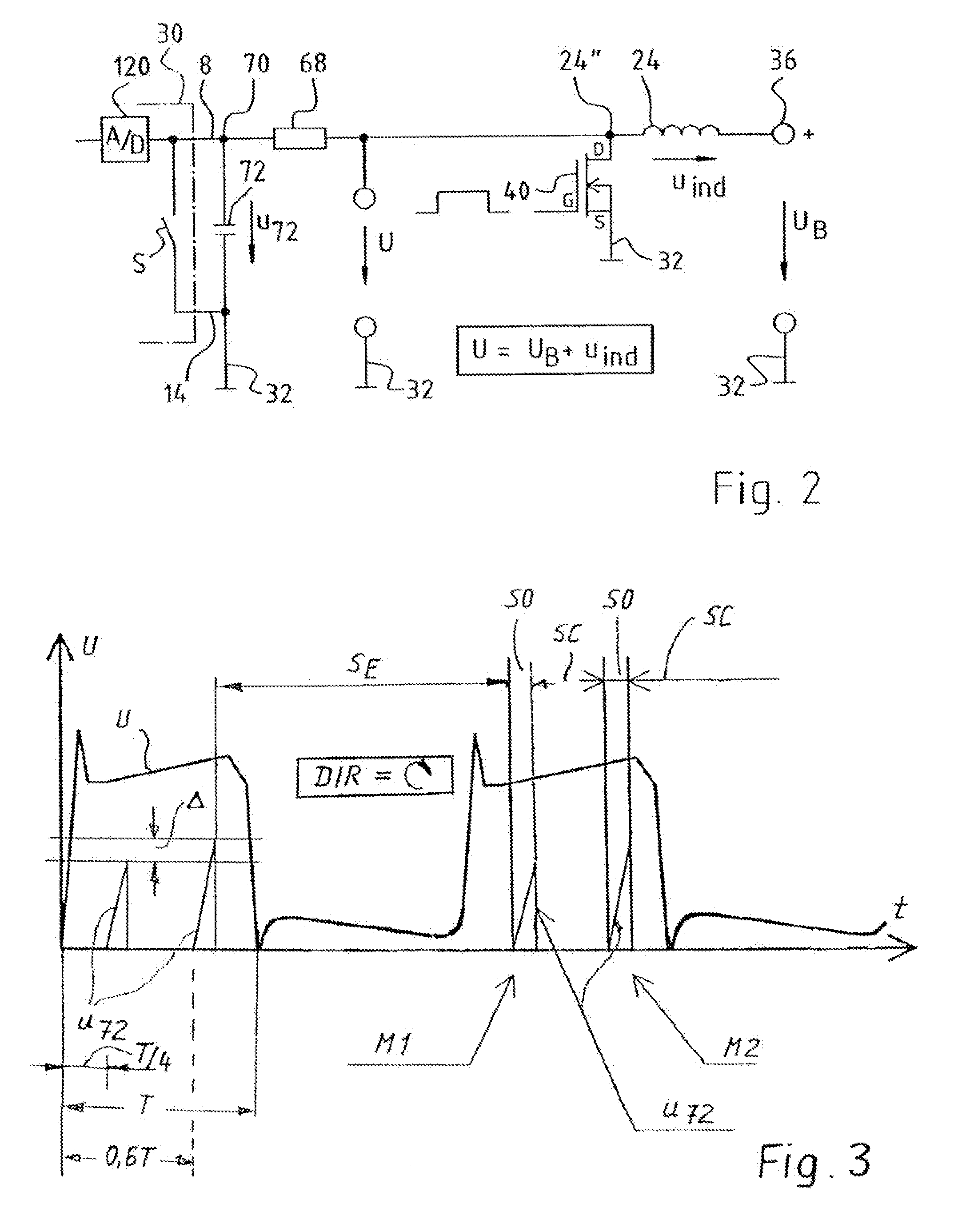 METHOD FOR SENSORLESS OPERATION OF AN ECM, and MOTOR FOR CARRYING OUT