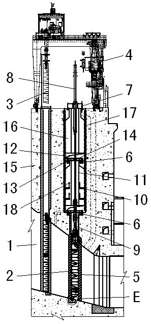 Maintenance method and dam structure for low gate dam accident gate