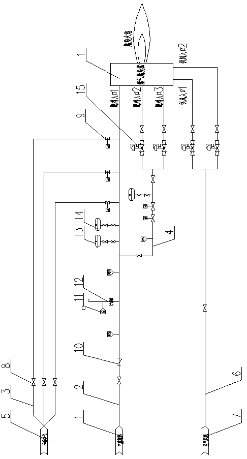 Afterburning air system for combined cycle heat recovery boiler