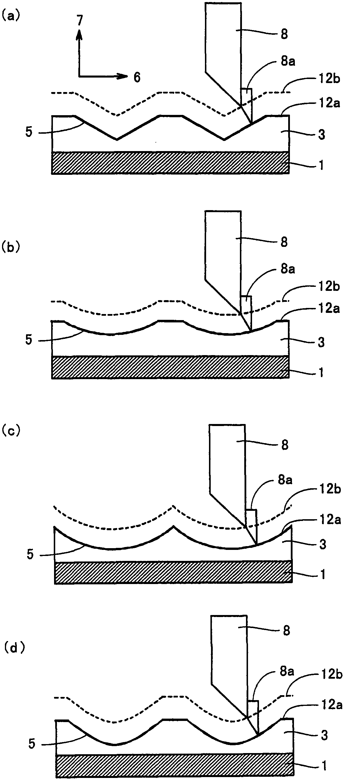 Method of manufacturing antiglare film and method of manufacturing mold thereof