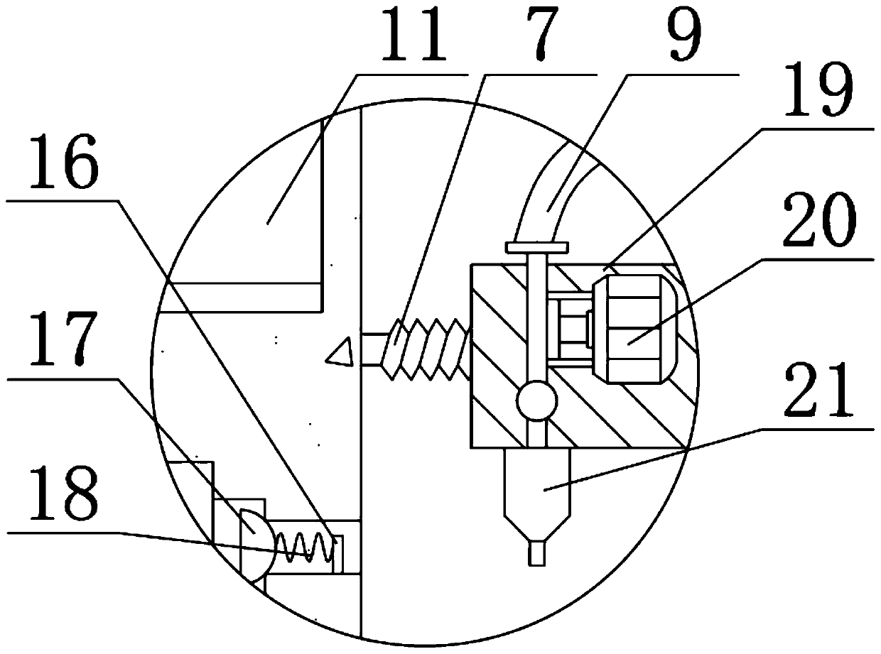 Automatic sampling and storing device for biology laboratories