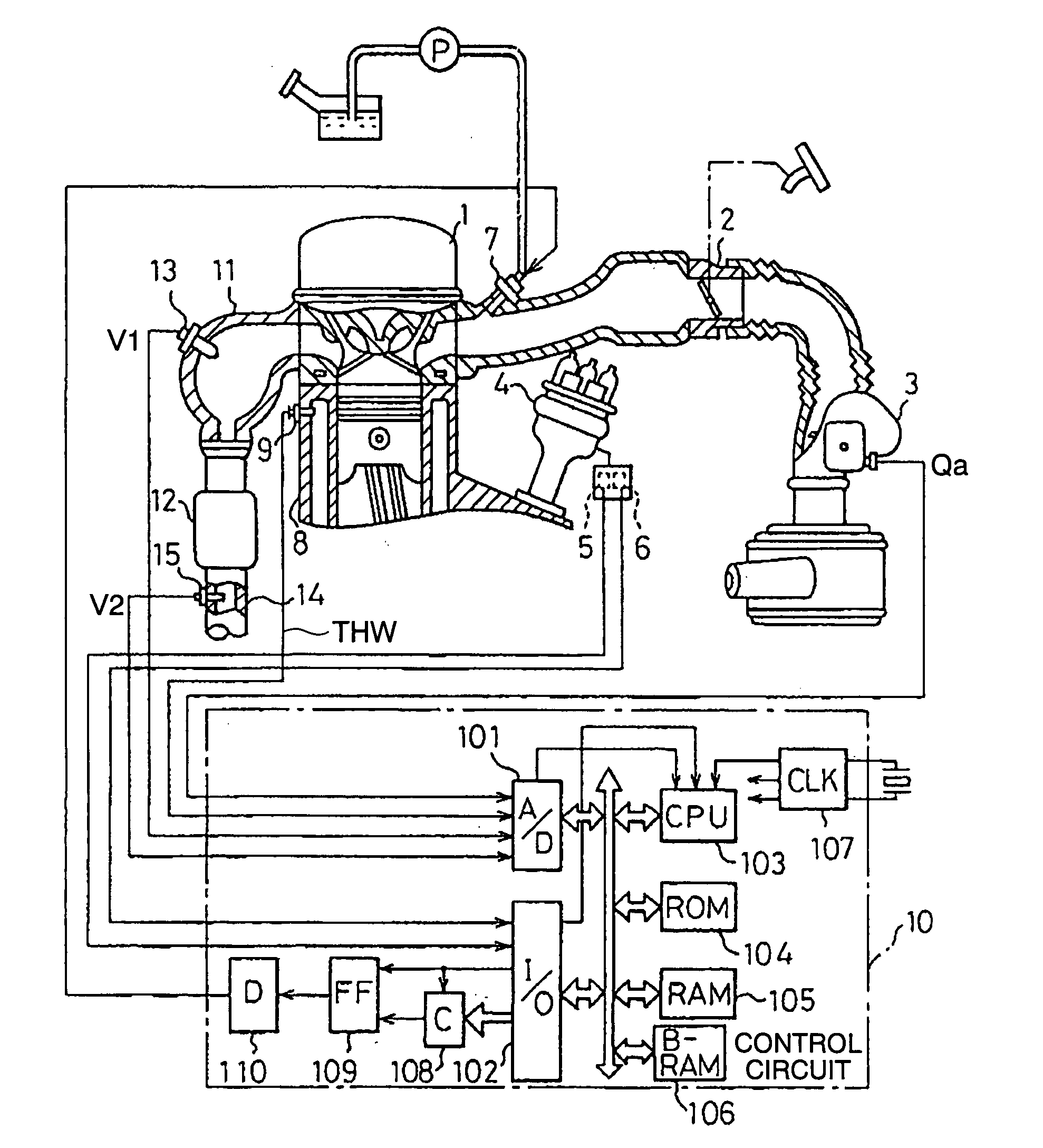 Air fuel ratio control apparatus for an internal combustion engine