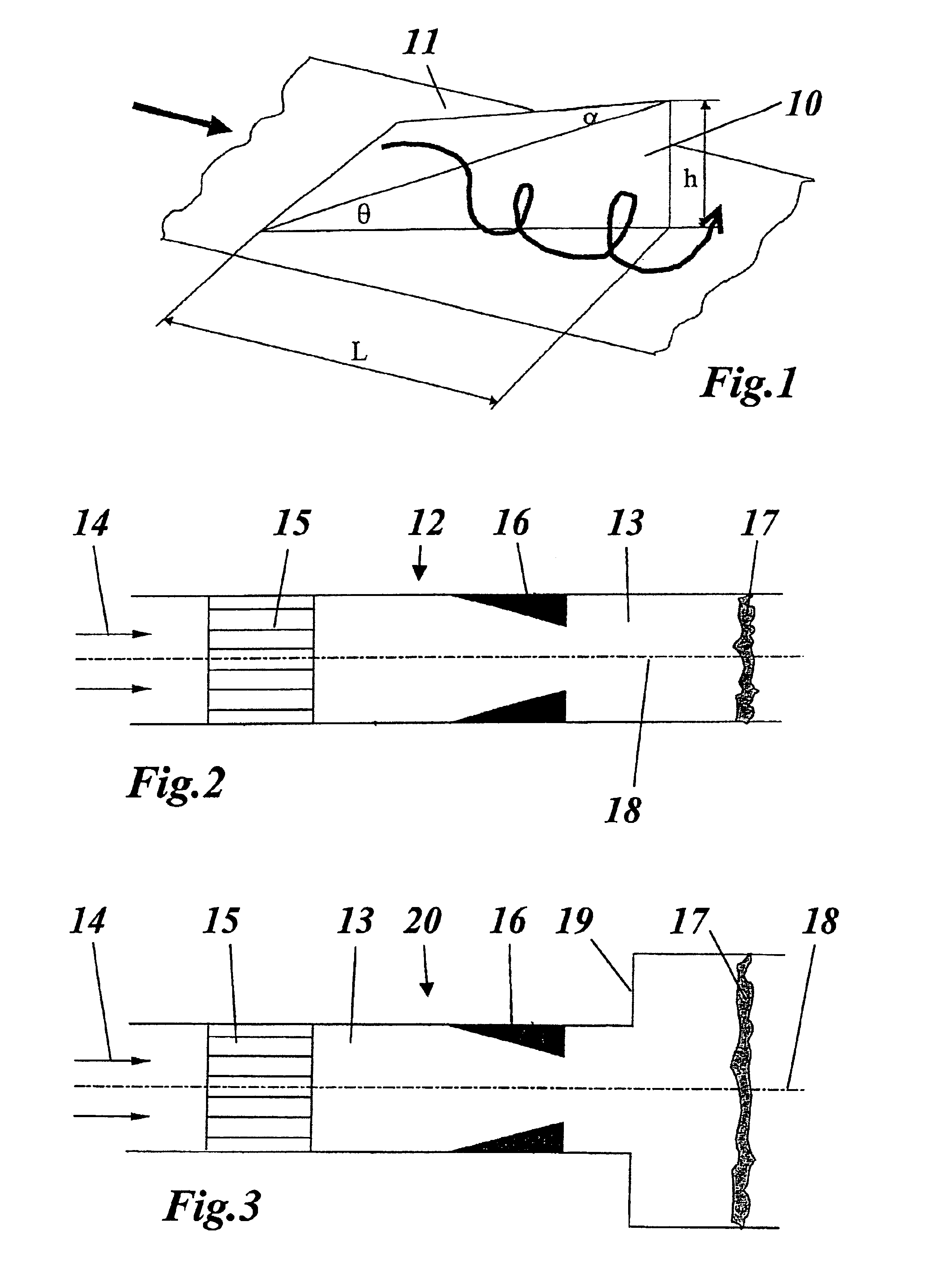 Combustion method and burner for carrying out the method