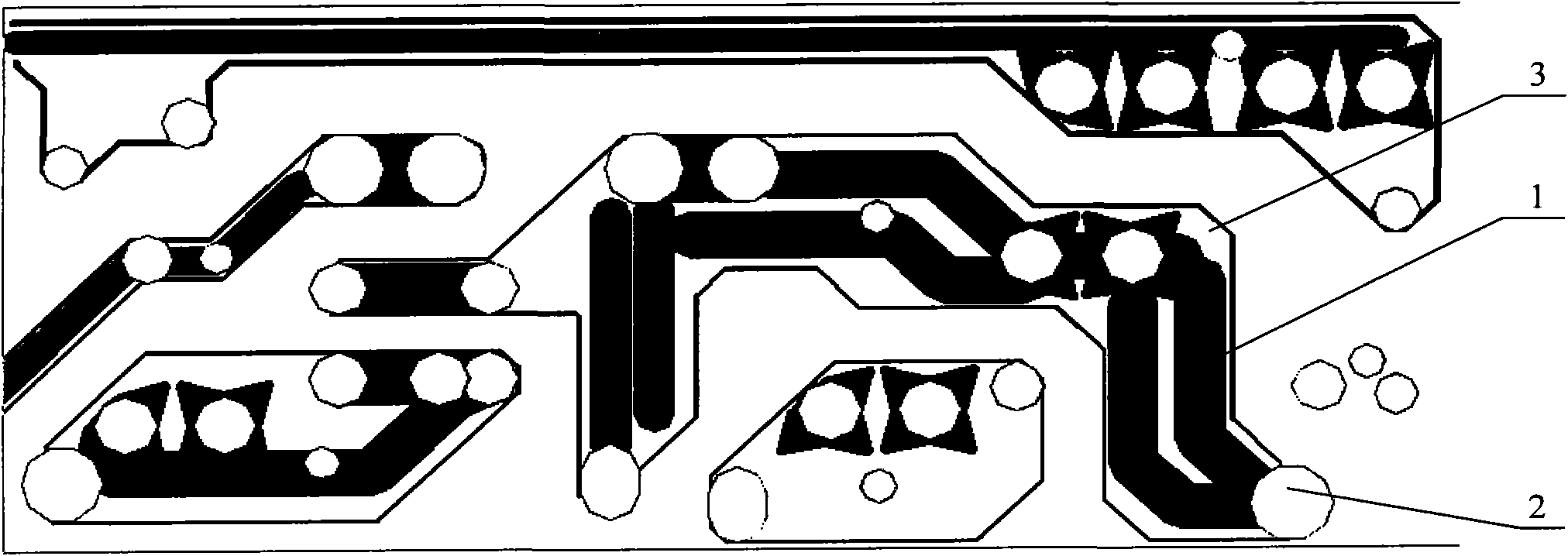 Printed circuit board, tinning line thereof and tinning method thereof