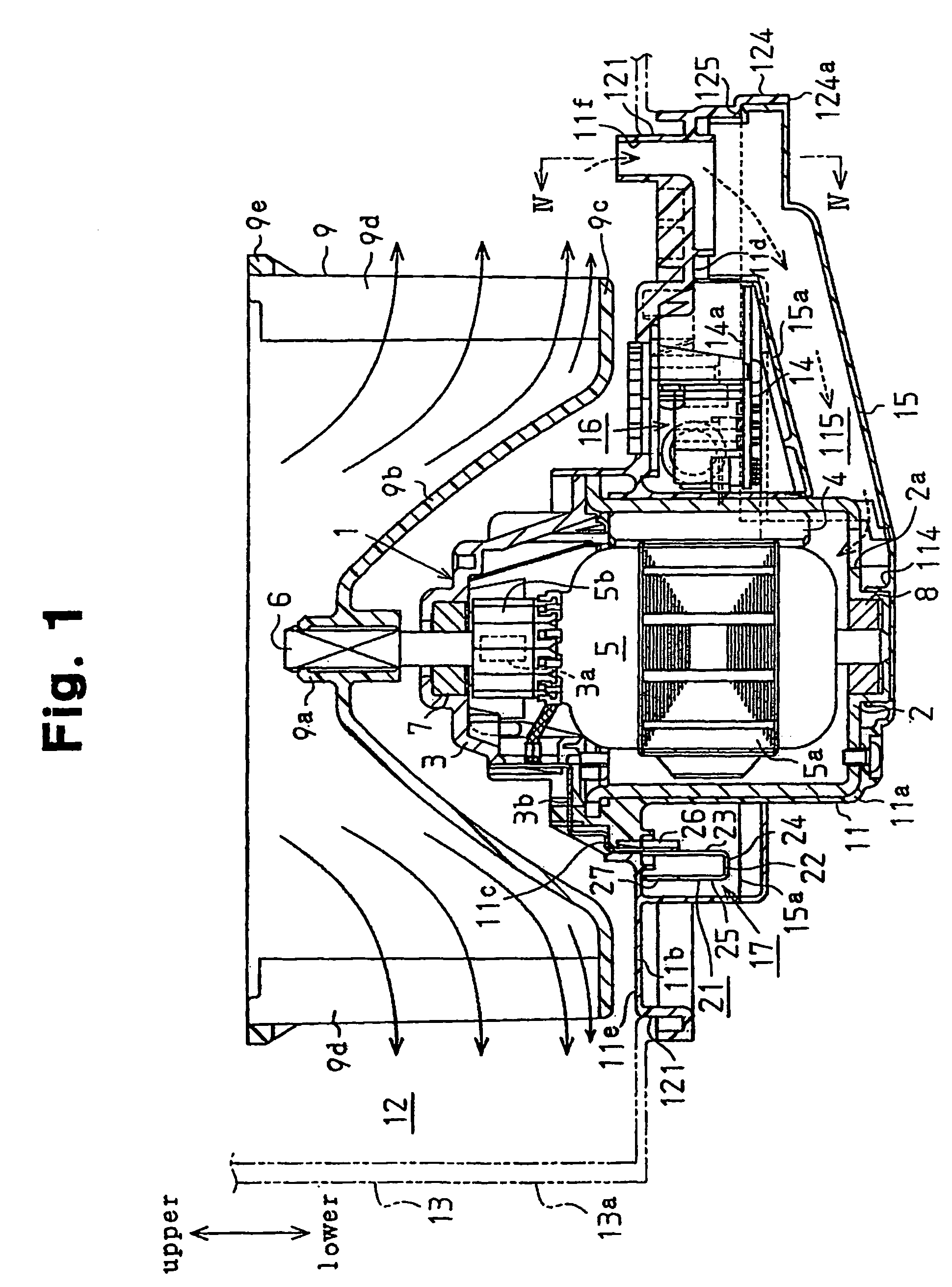 Motor assembly for vehicle air conditioner