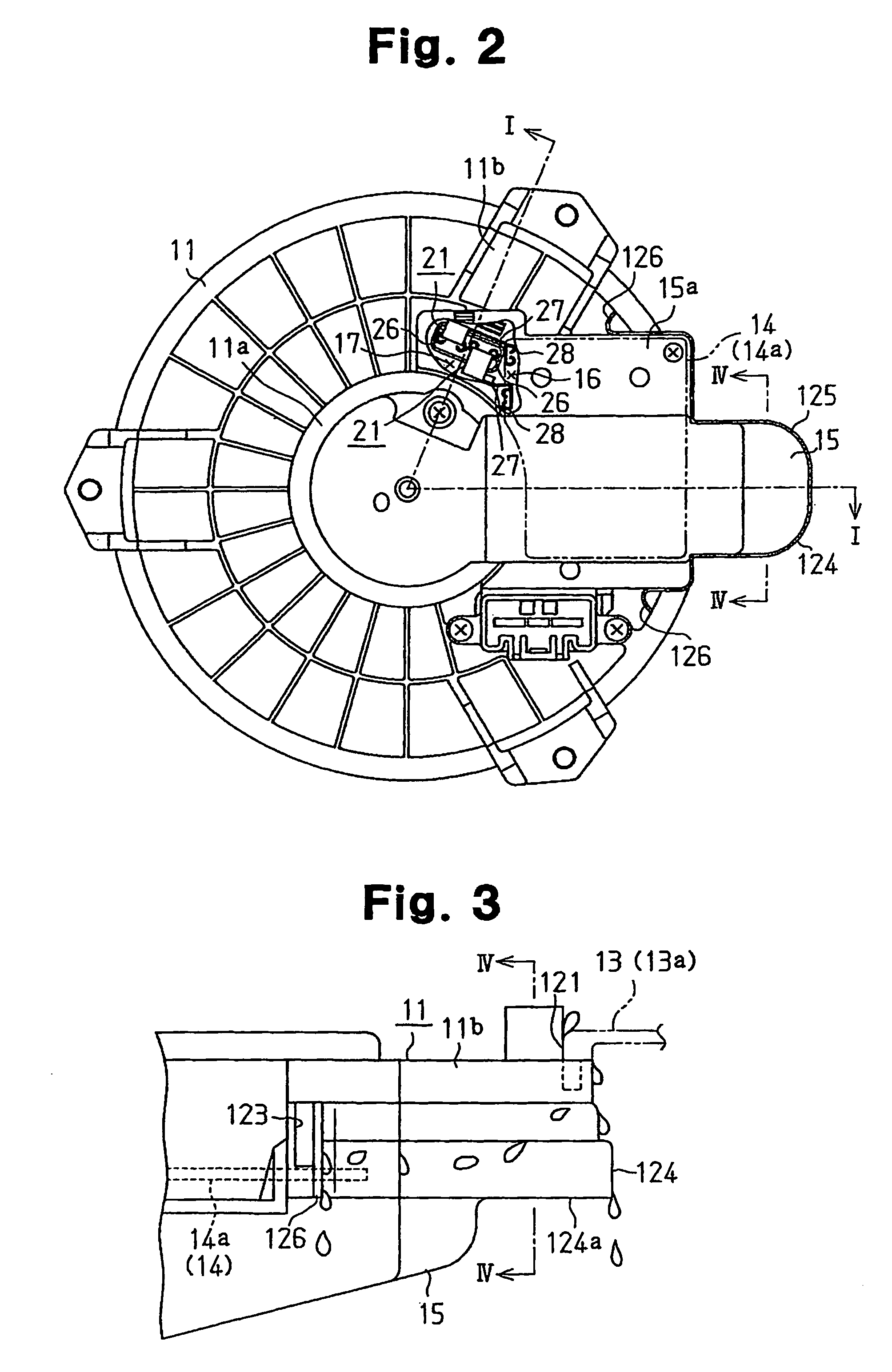 Motor assembly for vehicle air conditioner