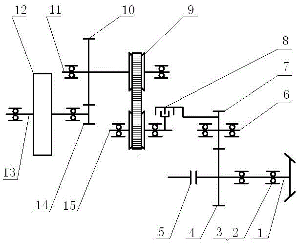 Mechanical energy storage type automobile brake energy recovering and releasing device