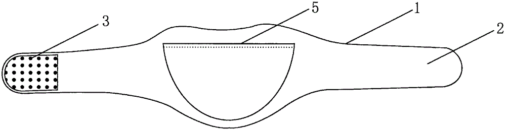 Natural spontaneous heating health-care physiotherapy neck protection band and preparation method thereof