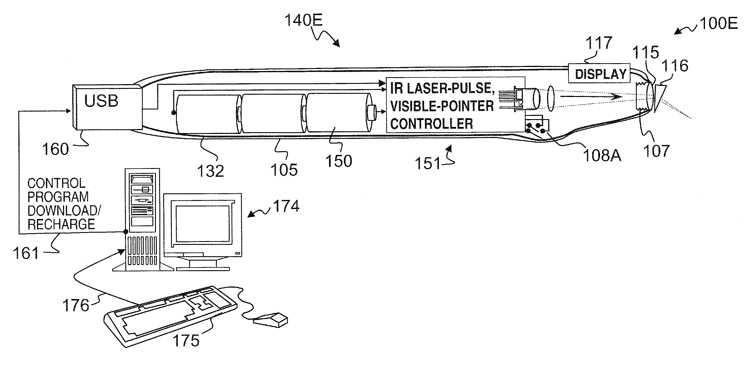 Miniature apparatus and method for optical stimulation of nerves and other animal tissue