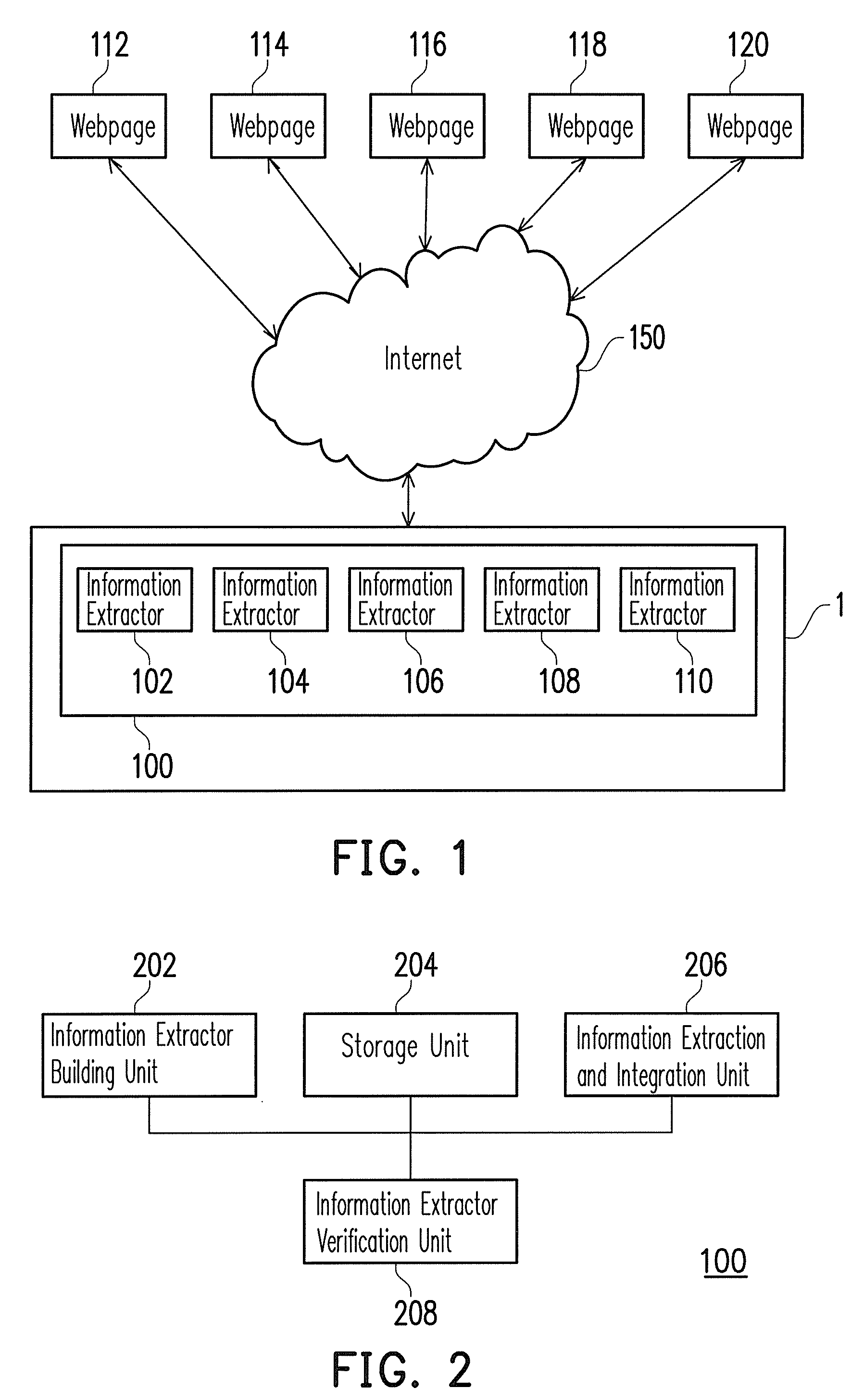 Information extraction method, extractor rebuilding method, and system and computer program product thereof