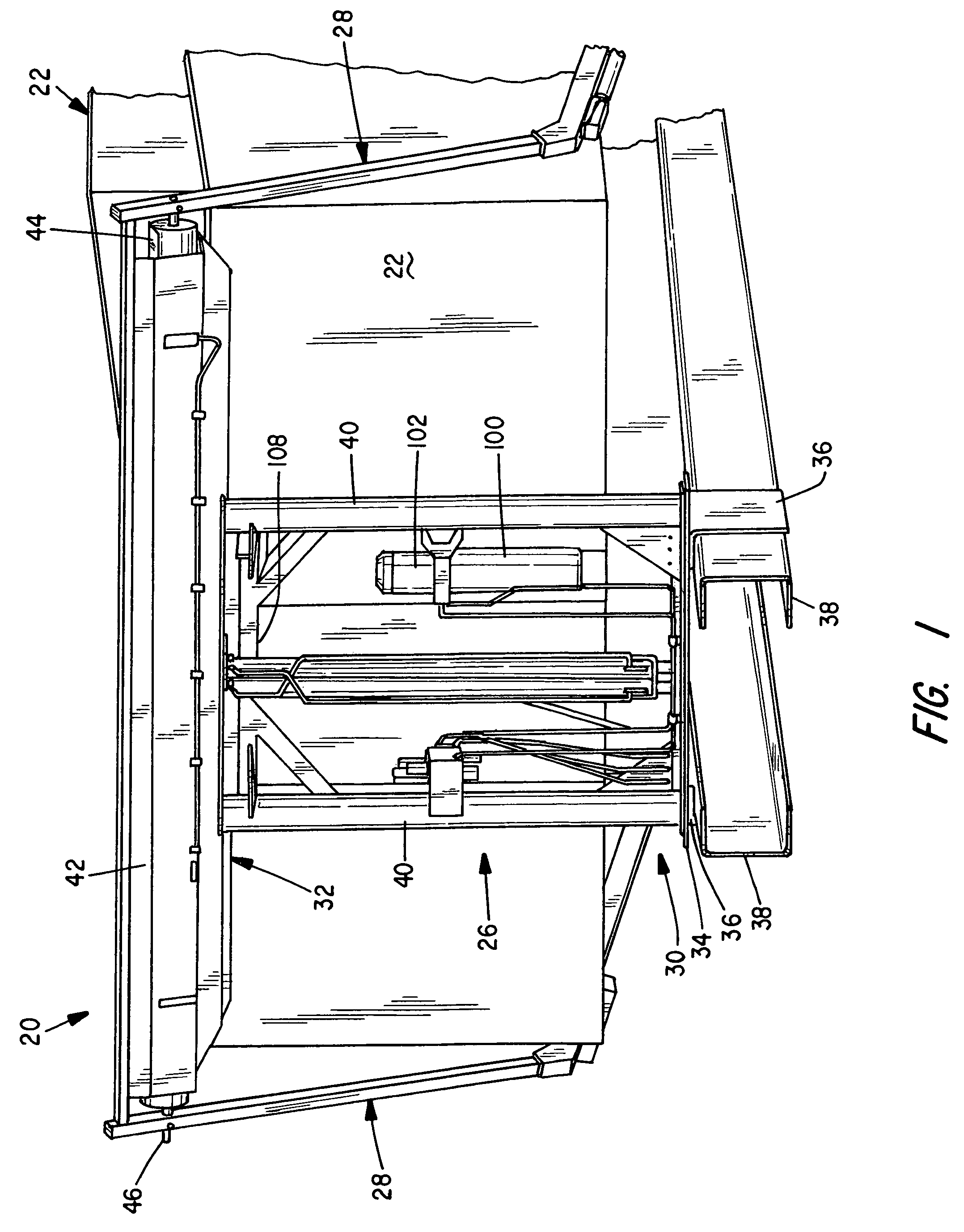Automated cover system for vehicle-mounted containers