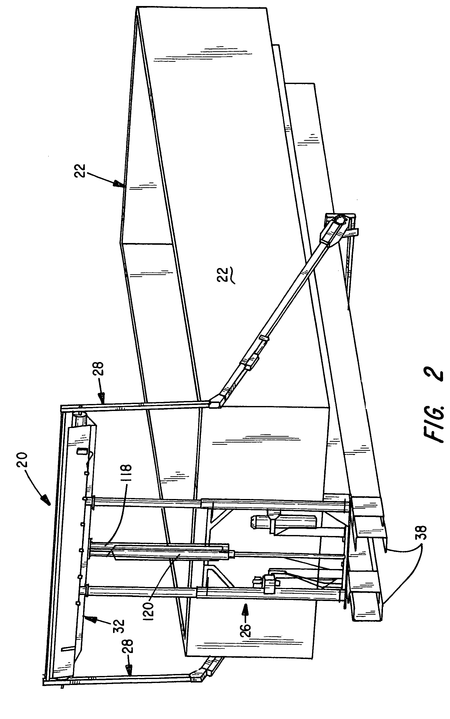 Automated cover system for vehicle-mounted containers