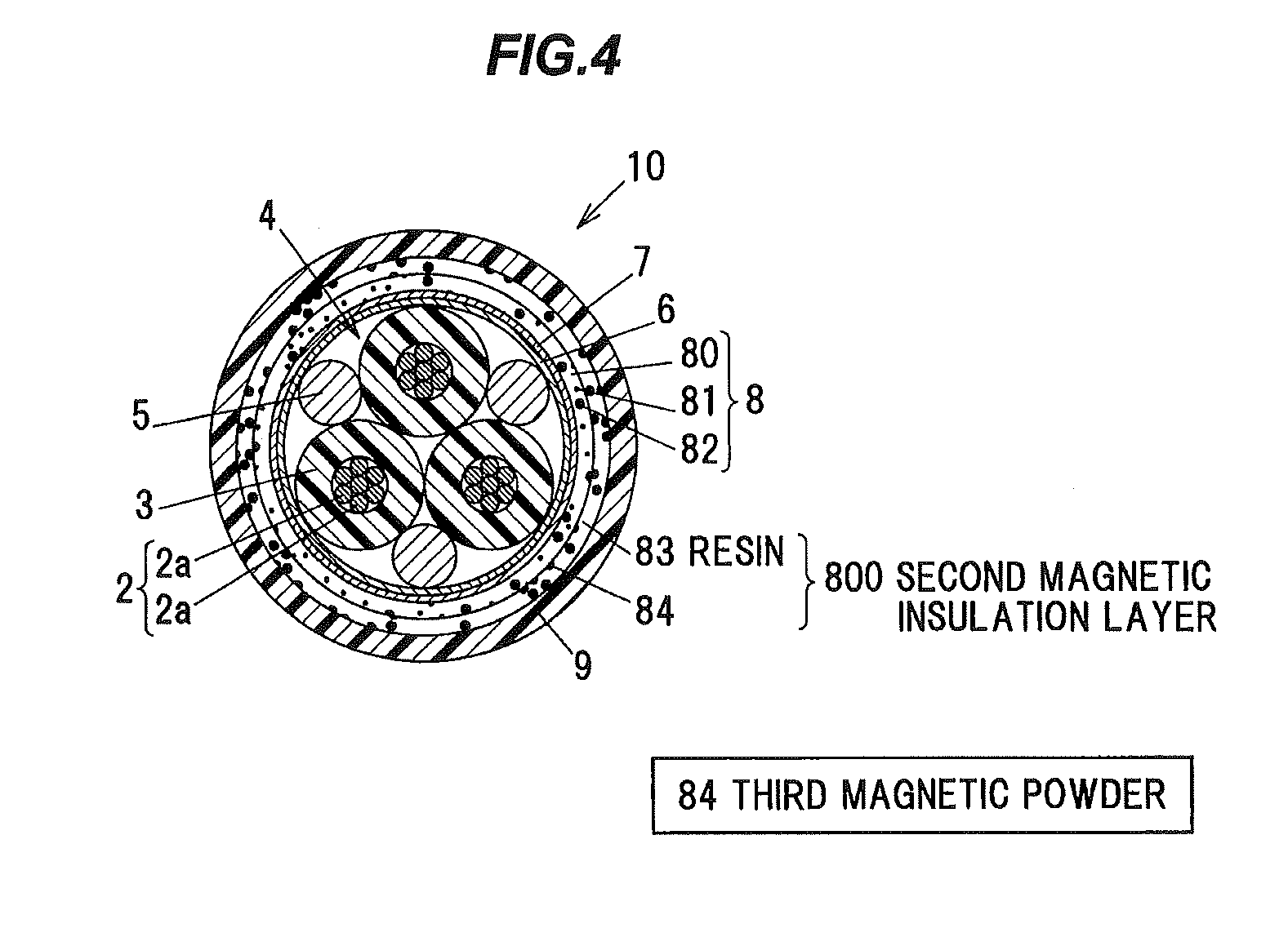 Noise suppression cable