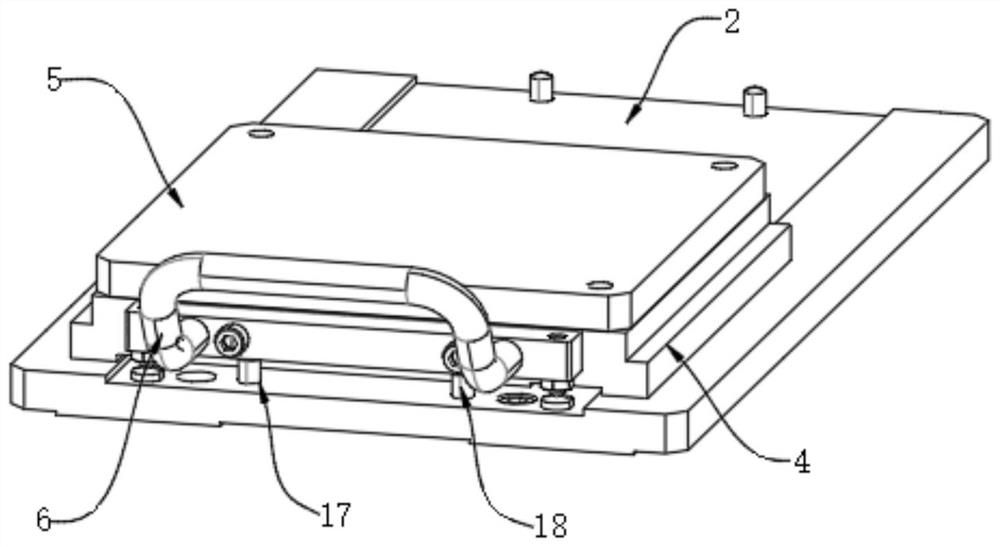 Material strength detection device for bridge construction