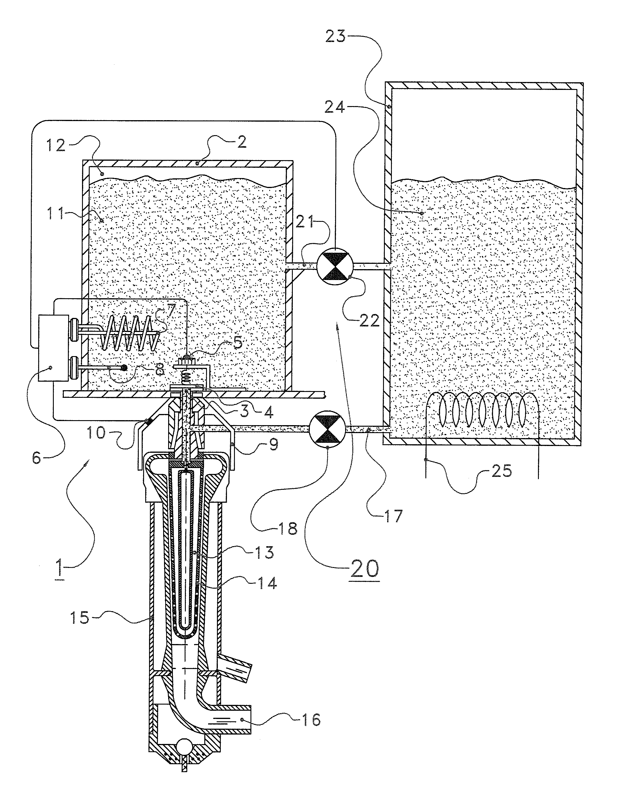 Teat cup cleaning device and method related thereto