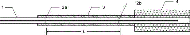 Point contact fiber optic ultrasonic sensor