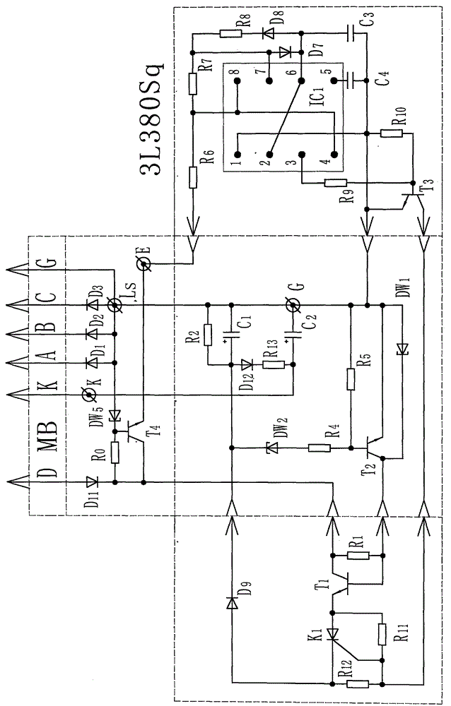 Power grid ground leakage protection sensor