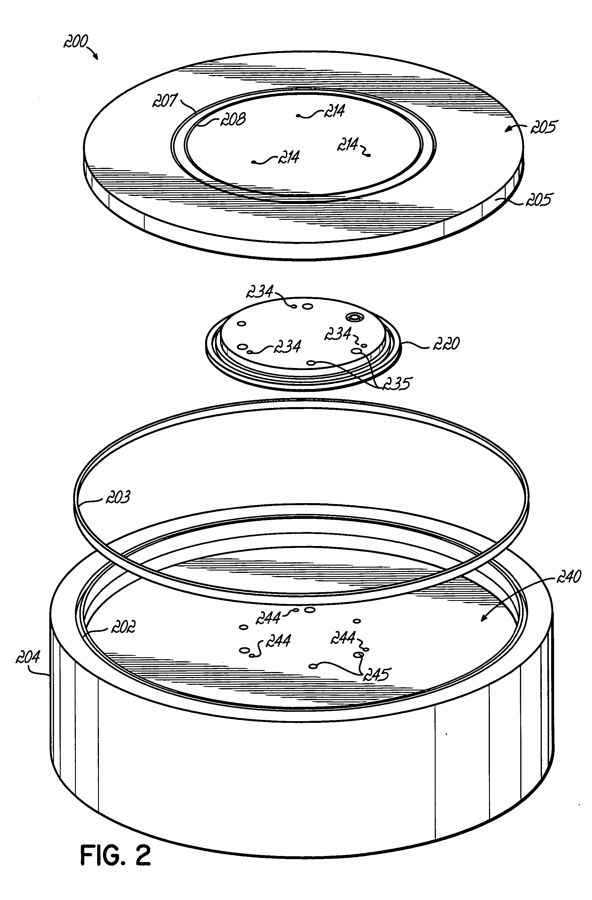 Method and apparatus for clamping a substrate in a high pressure processing system