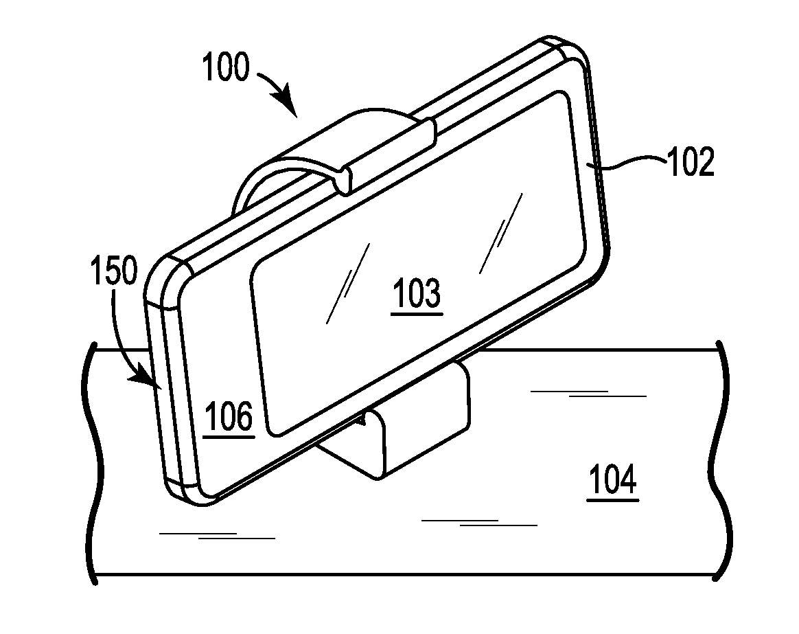 Mounting apparatus for electronic device and use thereof