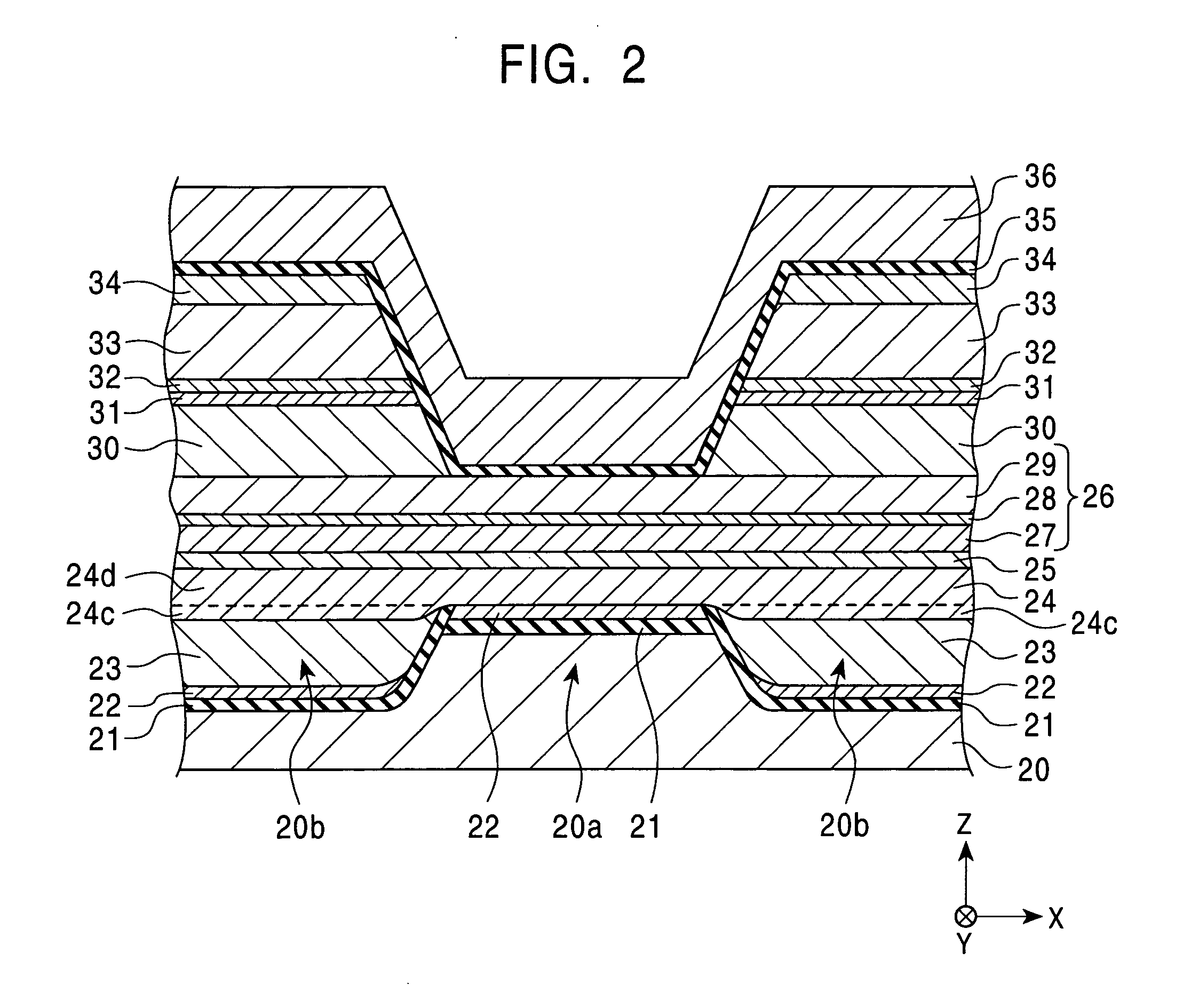 Magnetic detecting element having antiferromagnetic film having predetermined space in track width direction and method for manufacturing the same