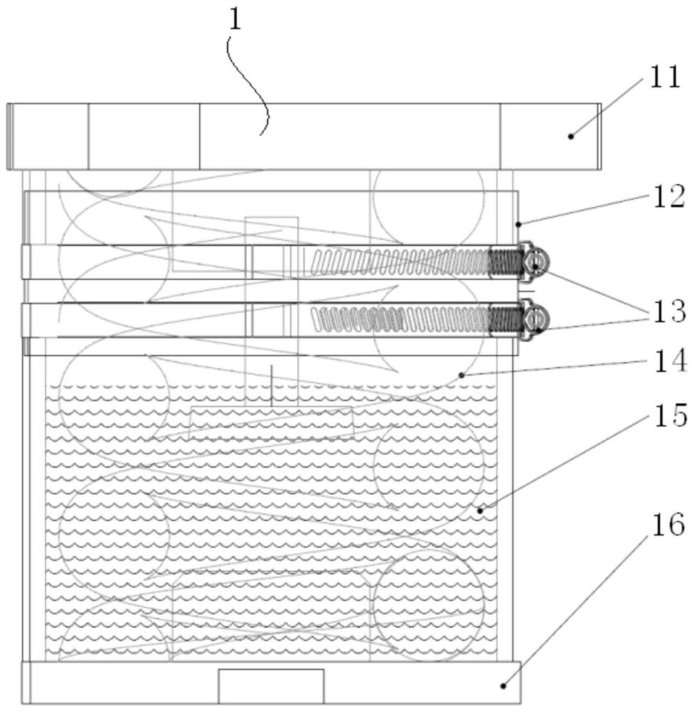 A shock absorber damping agent filling production line and production method