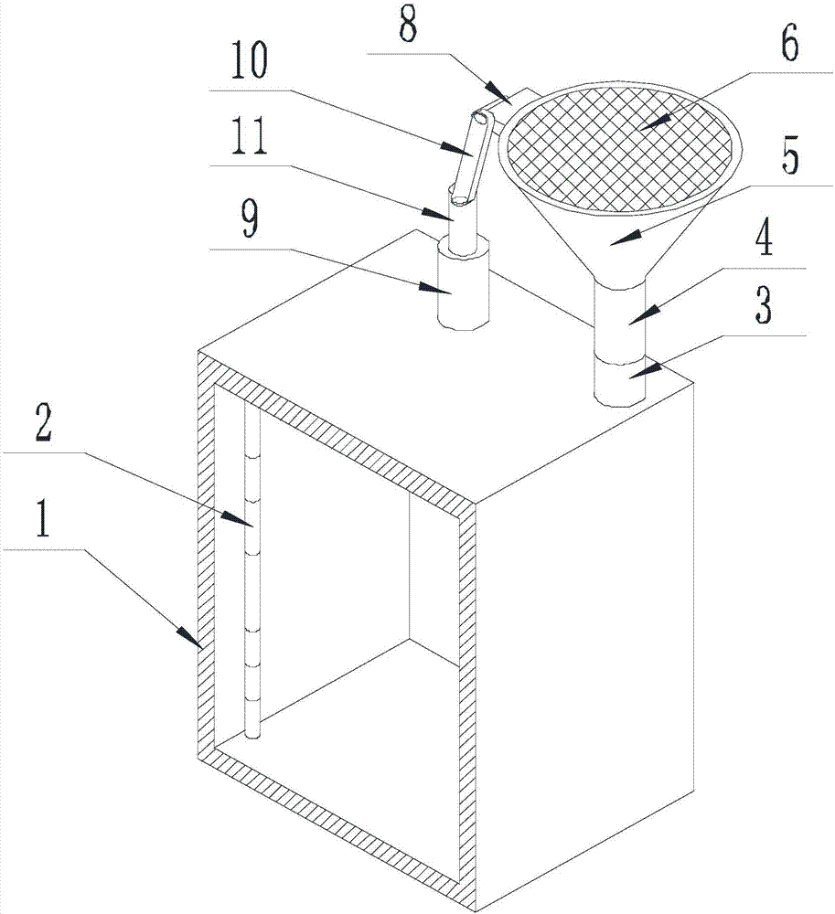 Water cooling device for improving street lamp lamplight stability