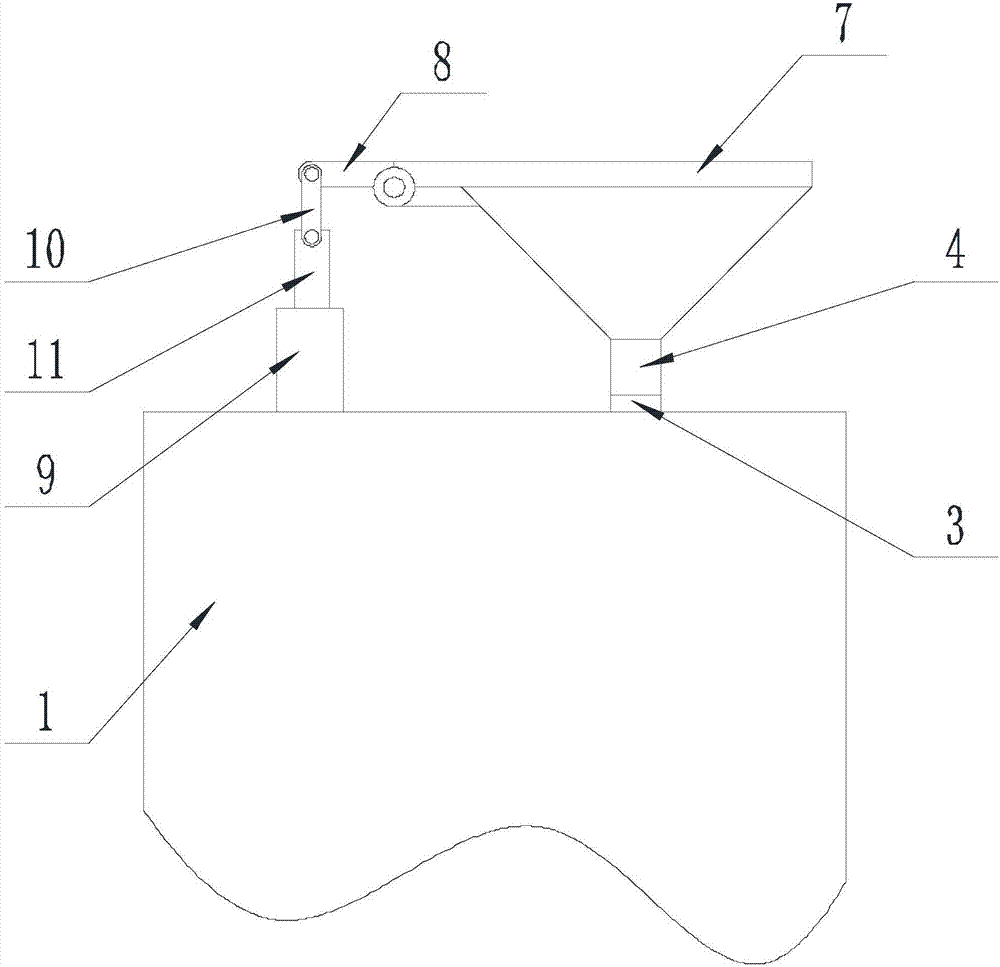 Water cooling device for improving street lamp lamplight stability