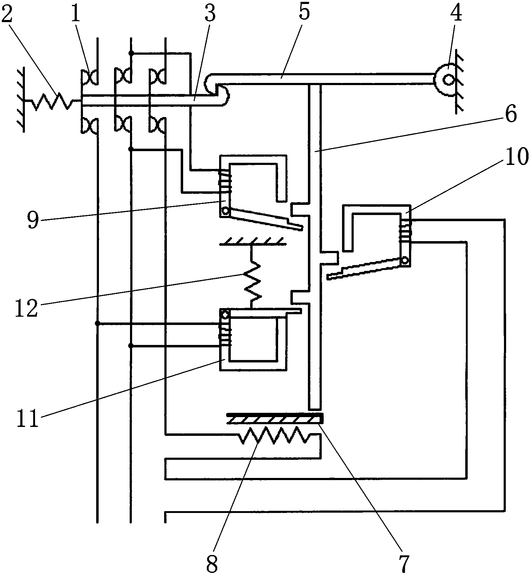 Device for preventing reverse charging of secondary side of voltage transformer