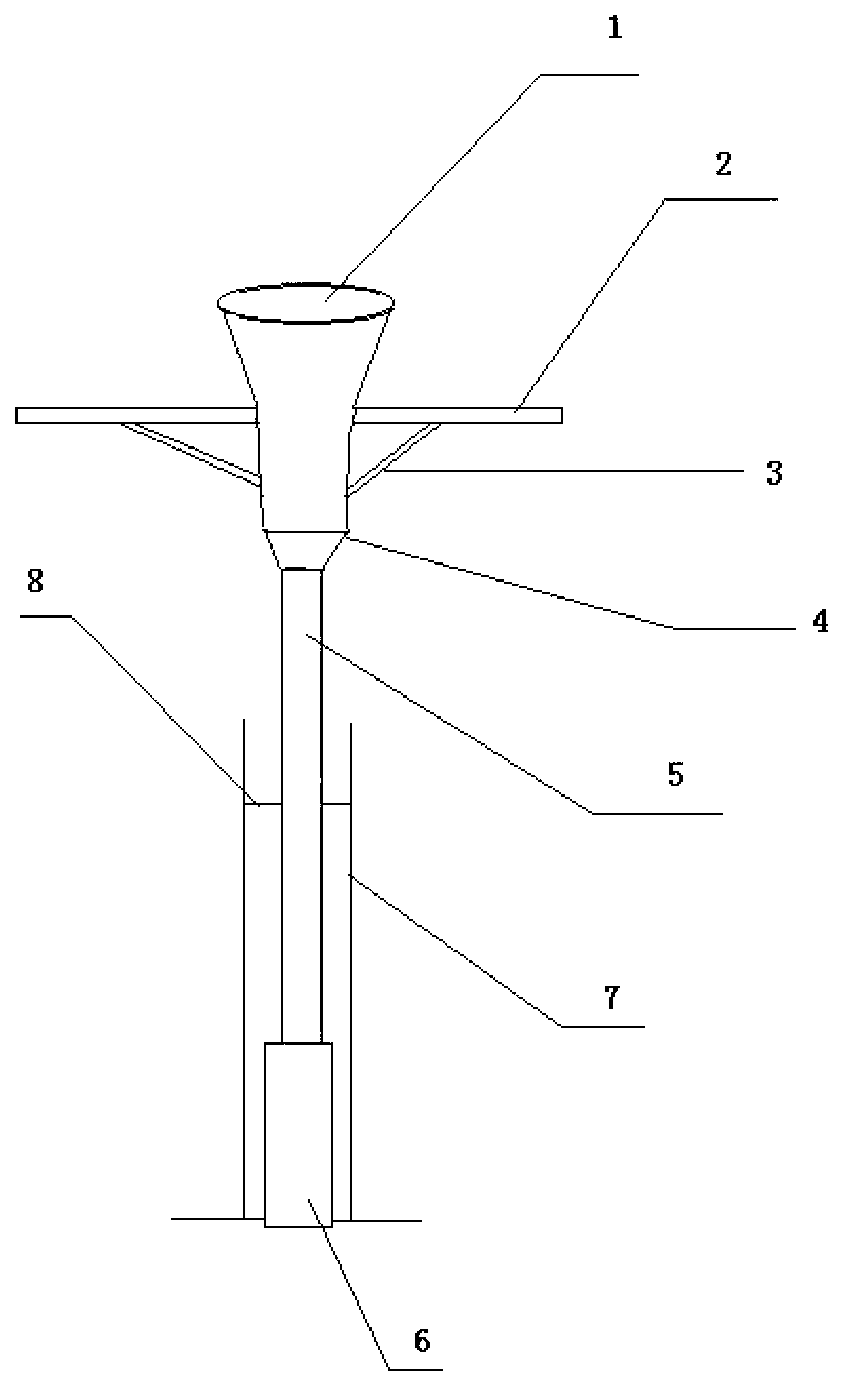 Portable sampling device for deep in situ soil and usage method thereof